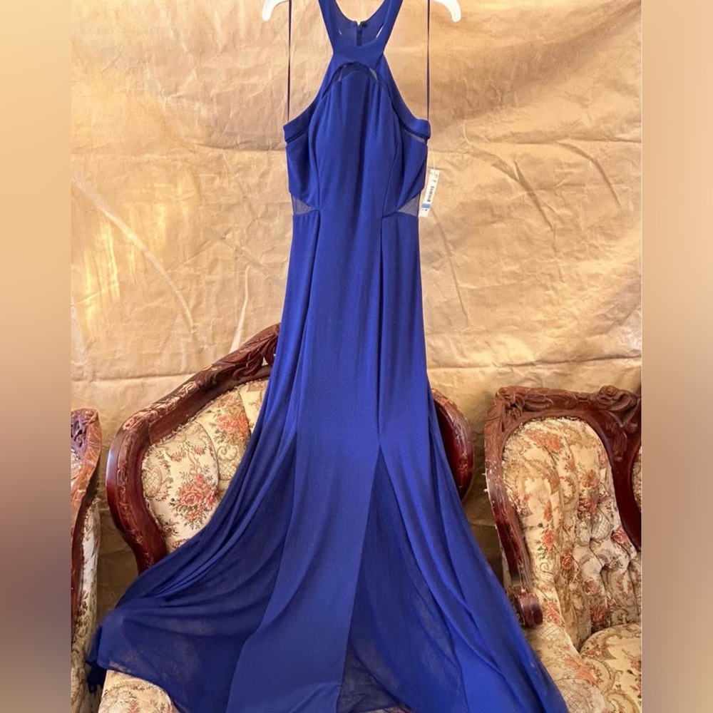 Elegant Blue Evening Gown